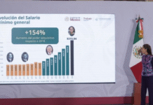 Gobierno federal anuncia aumento al salario mínimo para 2026