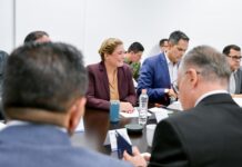 Encabeza Maru Campos sesión de la Mesa Estatal de Seguridad en Ciudad Juárez