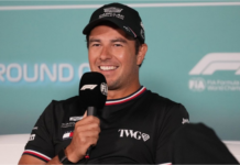 Checo remonta, pero queda 16 en Miami; Antonelli gana