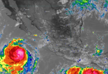 Huracán Polo baja a categoría 4, pero mantiene lluvias y oleaje peligroso